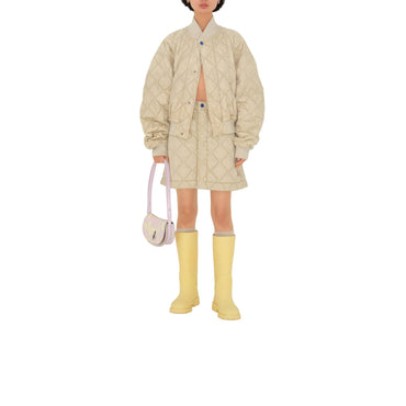 Quilted Nylon Bomber Jacket - Soap