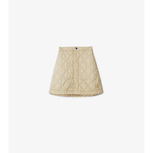 Quilted Nylon Mini Skirt - Soap