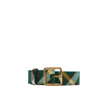 Check B Buckle Belt - Ivy