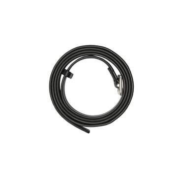 Leather B Buckle Belt - Black