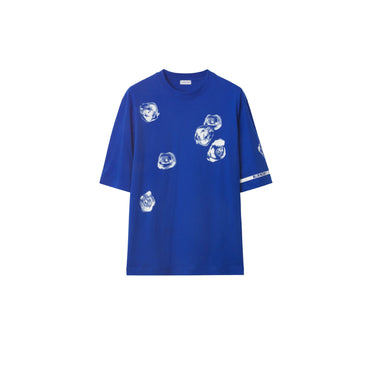 Rose Cotton T-shirt - Knight
