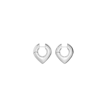 Thorn Hoop Earrings - Silver