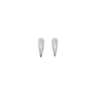 Thorn Hoop Earrings - Silver
