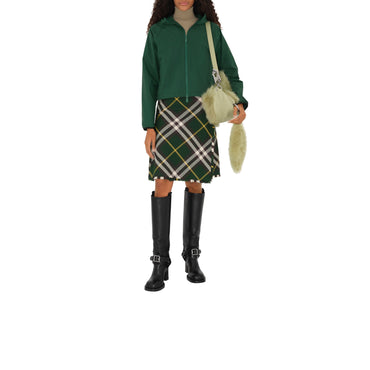 Cropped Nylon Jacket - Ivy