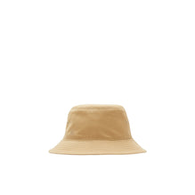 Reversible Cotton Blend Bucket Hat - Flax