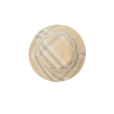 Reversible Cotton Blend Bucket Hat - Flax