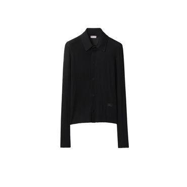 Rib Knit Shirt - Black