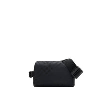 Check Jacquard Belt Bag - Black