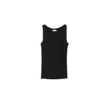 Rib Knit Vest - Black