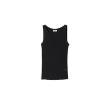Rib Knit Vest - Black