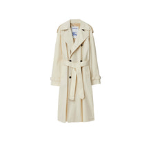 Long Gabardine Trench Coat - Calico