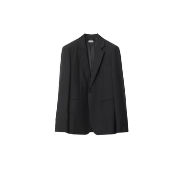 Wool Tailored Jacket - Black