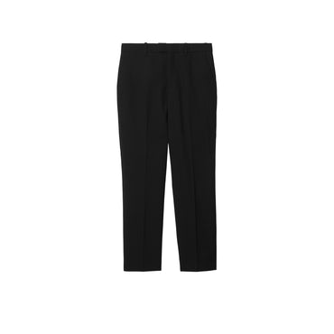 Wool Tailored Trousers - Black