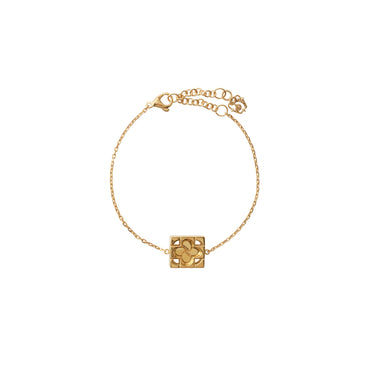 Rose Monogram Bracelet - Gold