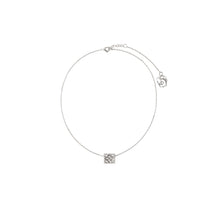 Rose Monogram Necklace - Silver