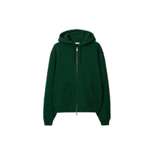 Cotton Zip Hoodie - Ivy