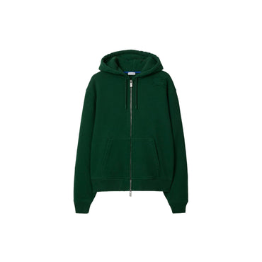 Cotton Zip Hoodie - Ivy
