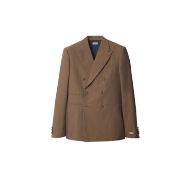 Wool Tailored Jacket - Tawny