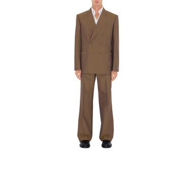Wool Tailored Jacket - Tawny