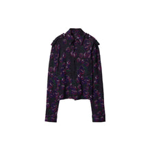 Cherry Cotton Silk Shirt - Cherry