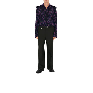 Cherry Cotton Silk Shirt - Cherry