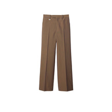 Wool Tailored Trousers - Tawny