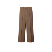 Wool Tailored Trousers - Tawny