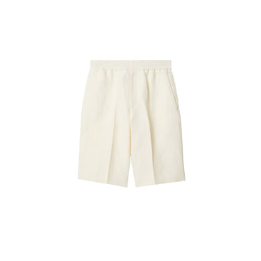 Canvas Tailored Shorts - Pearl