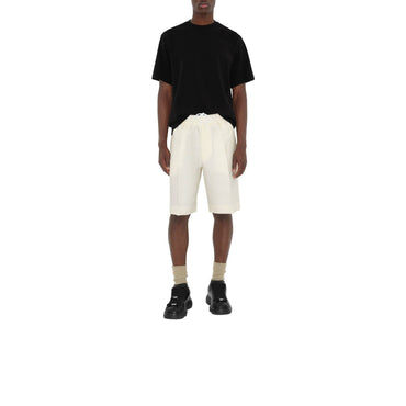 Canvas Tailored Shorts - Pearl