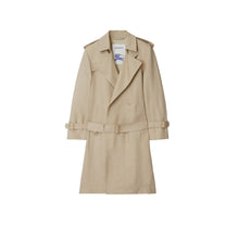 Long Tricotine Trench Coat - Oat