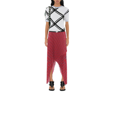 Check Cotton Top - Black/White
