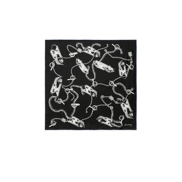 Knight Hardware Silk Scarf - Silver