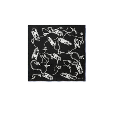 Knight Hardware Silk Scarf - Silver