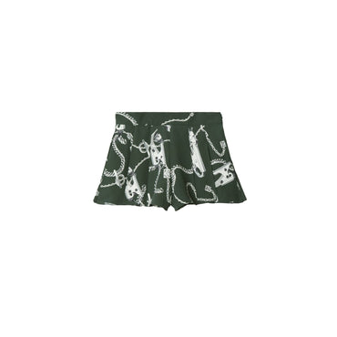 Knight Hardware Taffeta Shorts - Silver/Green