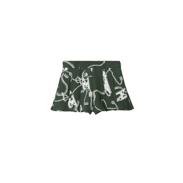 Knight Hardware Taffeta Shorts - Silver/Green