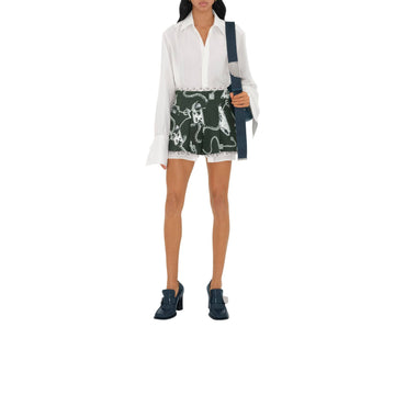 Knight Hardware Taffeta Shorts - Silver/Green