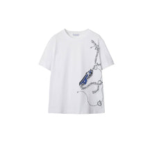 Boxy Knight Hardware Cotton T-shirt - Knight IP Pattern