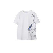 Boxy Knight Hardware Cotton T-shirt - Knight IP Pattern