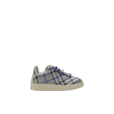 Check Knit Box Sneakers - Lichen IP Check