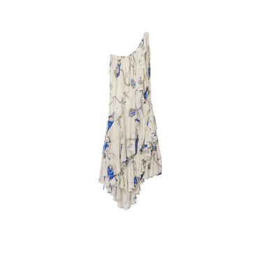Knight Hardware Jersey Dress - Blue/White