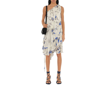 Knight Hardware Jersey Dress - Blue/White