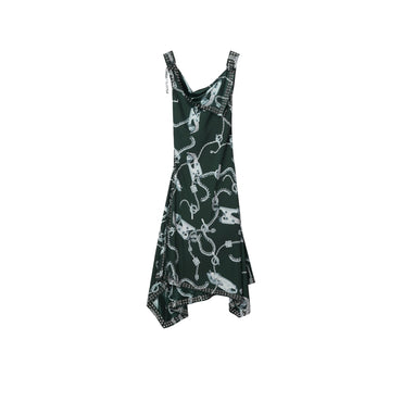 Knight Hardware Dress - Silver/Green