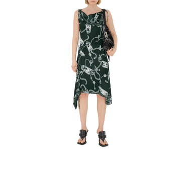 Knight Hardware Dress - Silver/Green