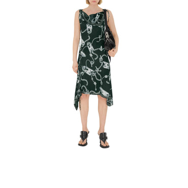 Knight Hardware Dress - Silver/Green