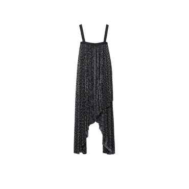 B Jersey Dress - Silver/Black