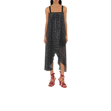 B Jersey Dress - Silver/Black