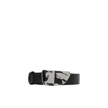 Thin Leather Shield EKD Belt - Black