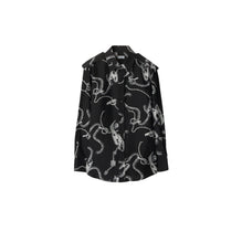 Knight Hardware Silk Shirt - Silver/Black