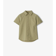 Cotton Blend Shirt - Hunter