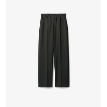 Striped Wool Trousers - Granite